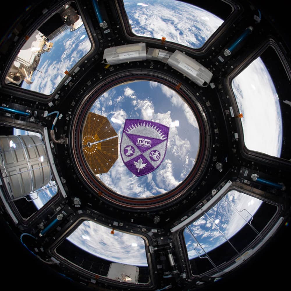 Western patch in the International Space Station
